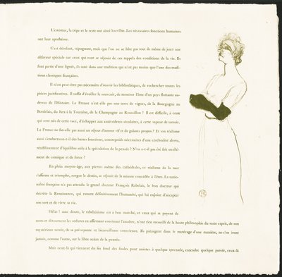 Yvette Guilbert von Henri de Toulouse-Lautrec