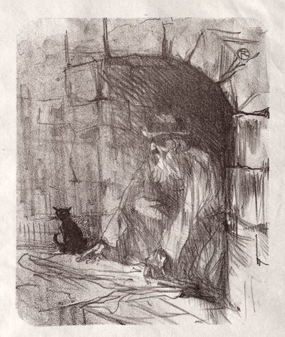 Am Fuße des Sinai: Eine Hinterstube in Krakau von Henri de Toulouse Lautrec