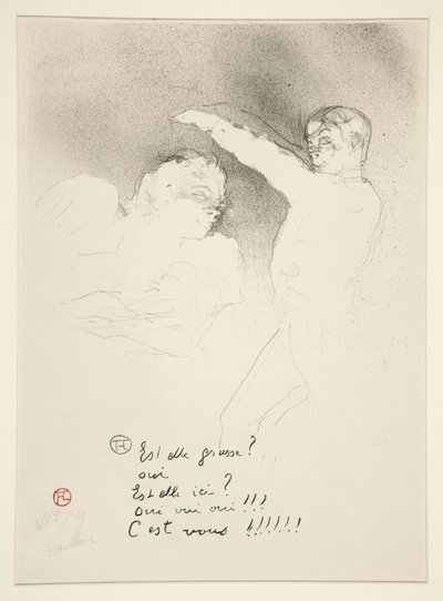 Bei den Varietés: Mlle. Lender und Brasseur von Henri de Toulouse Lautrec