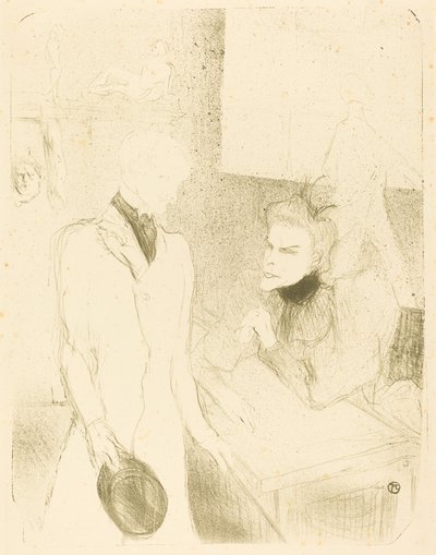 Brandes und Le Bargy in Cabotins Brandès et Les Bargy dans Cabotins, 1894 von Henri de Toulouse Lautrec