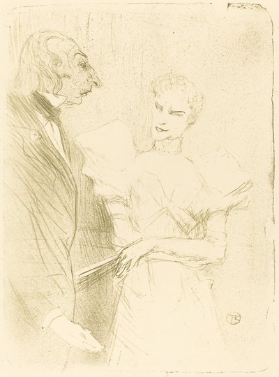 Brandes und Leloir in "Cabotins" von Henri de Toulouse Lautrec