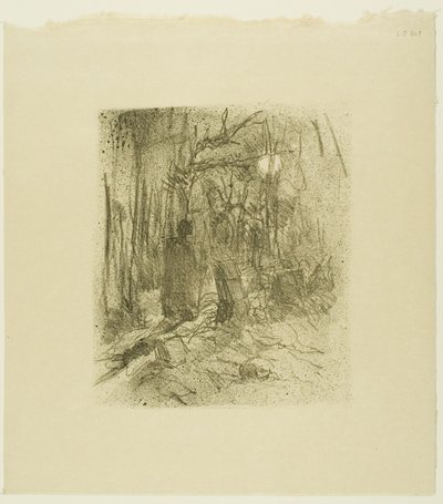 Busk-Friedhof, aus Au Pied du Sinaï von Henri de Toulouse Lautrec