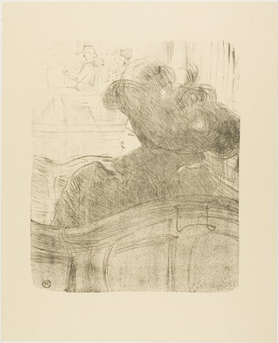 Cléo de Mérode, aus Treize Lithographies von Henri de Toulouse Lautrec