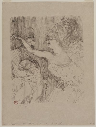 Guy und Mealy in „Paris qui Marche“ von Henri de Toulouse Lautrec