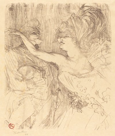 Guy und Mealy in Paris qui marche, 1898 von Henri de Toulouse Lautrec