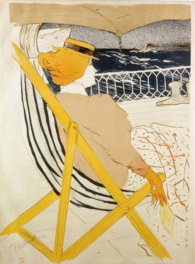 Die Passagierin von 54 oder Spaziergang auf der Yacht von Henri de Toulouse Lautrec