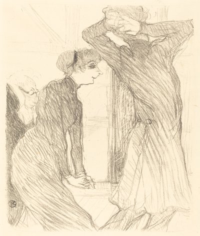 Lugne Poe und Baldy in "Au-dessus des forces humaines" von Henri de Toulouse Lautrec