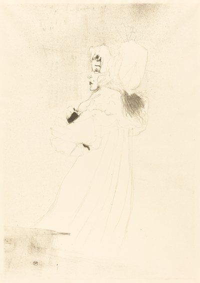 Miss May Belfort, große Platte, 1895 von Henri de Toulouse Lautrec