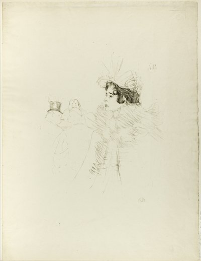 Miss May Belfort an der Bar Achille von Henri de Toulouse Lautrec