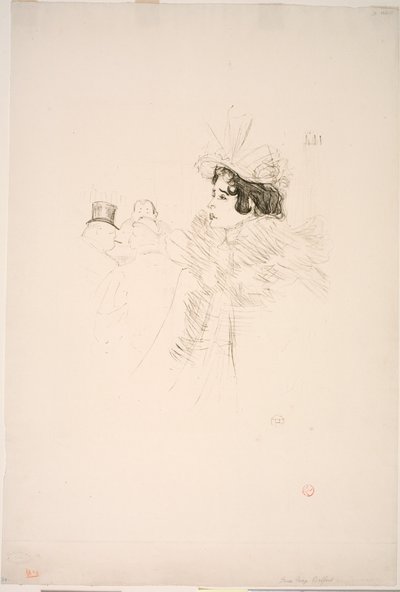 Miss May Belfort in der Irish American Bar, Rue Royale von Henri de Toulouse Lautrec