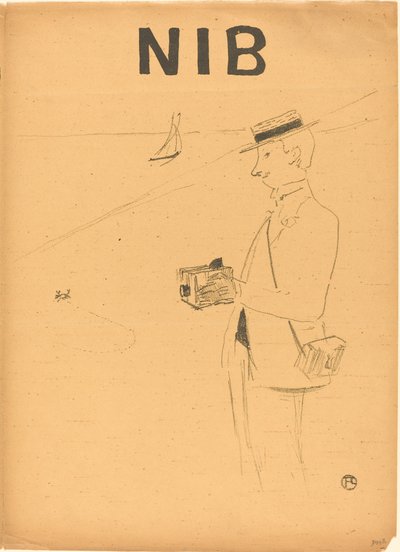 Nib oder der Amateurfotograf (rechts recto) von Henri de Toulouse Lautrec