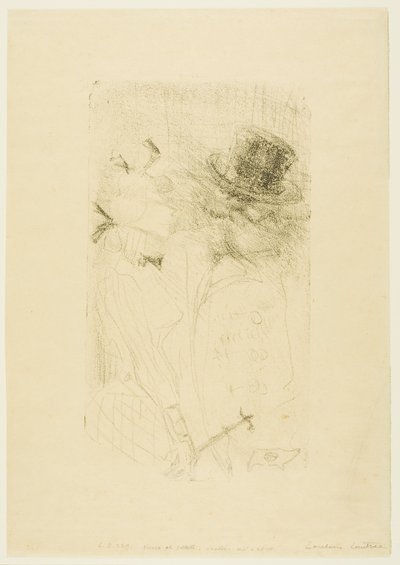 Alter Mann und junges Mädchen von Henri de Toulouse Lautrec