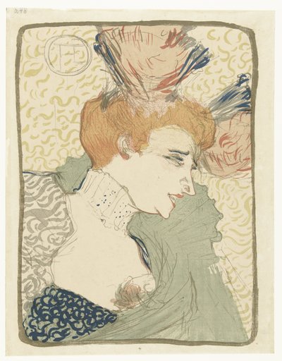 Porträt der Music Hall Entertainerin Marcelle Lender von Henri de Toulouse Lautrec