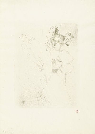 Porträt der Schauspielerin Marcelle Lender in der Oper Chilpéric von Henri de Toulouse Lautrec