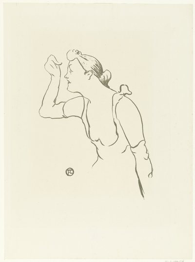 Porträt der Sängerin Paula Brebion von Henri de Toulouse Lautrec