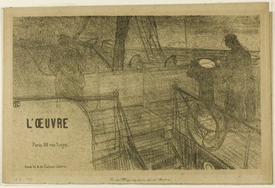Prospekt—Programm des Werks von Henri de Toulouse Lautrec