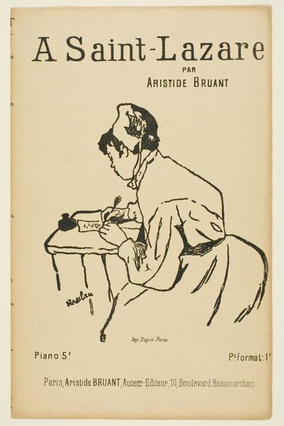 À Saint-Lazare von Henri de Toulouse Lautrec