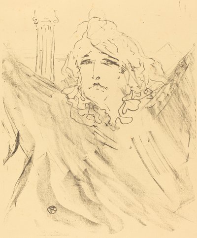 Sarah Bernhardt in Cleopatra, 1896 von Henri de Toulouse Lautrec