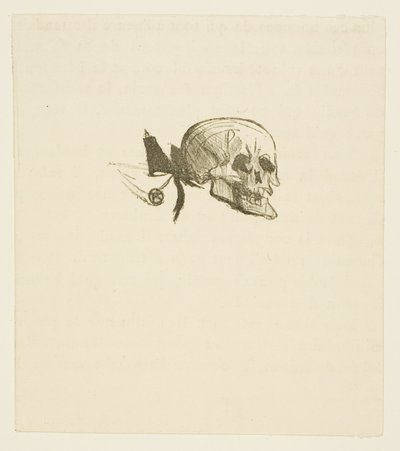 Schlussvignette aus Au Pied du Sinaï von Henri de Toulouse Lautrec