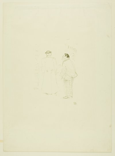 Der Hauptverkäufer bei Jourdan und Brown von Henri de Toulouse Lautrec