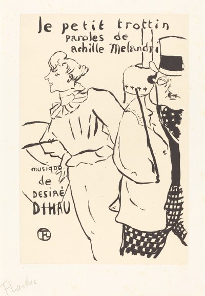 Das kleine Dienstmädchen (Le petit trottin) von Henri de Toulouse Lautrec