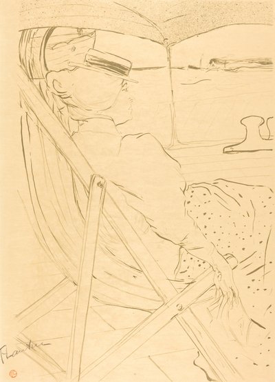 Die Passagierin aus Kabine 54 - Segeln auf einer Yacht, 1896 von Henri de Toulouse Lautrec