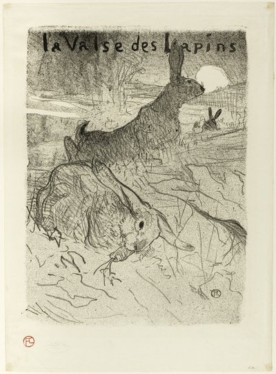 Der Walzer der Kaninchen von Henri de Toulouse Lautrec