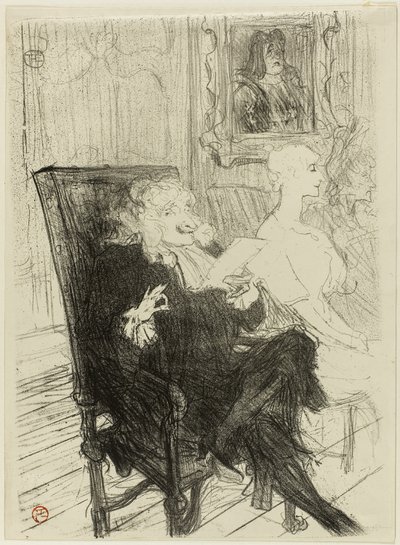 Truffier und Moreno, in Les Femmes Savantes von Henri de Toulouse Lautrec