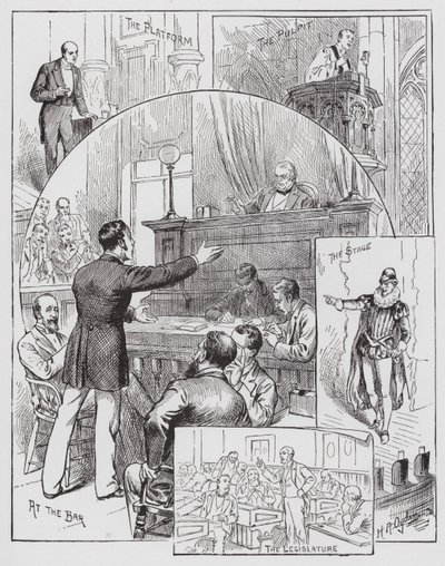 Redekunst und Deklamation von Henry Alexander (after) Ogden
