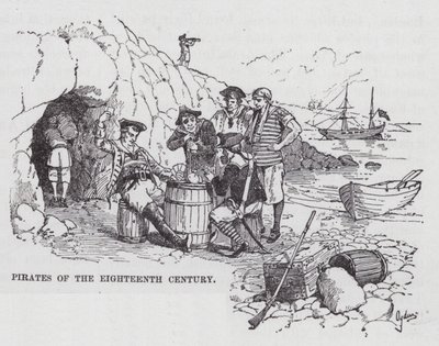 Piraten des achtzehnten Jahrhunderts von Henry Alexander (after) Ogden