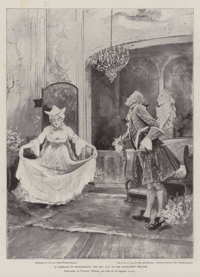 Eine Zweckehe, das neue Stück im Haymarket Theatre von Henry Charles Seppings Wright