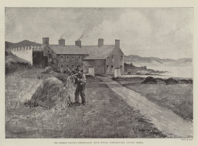 Geburtsort von Sir George White, Rock House, Portstewart, County Derry von Henry Charles Seppings Wright