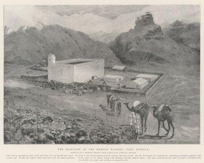 Die Blockade der Mahsud Waziris, Fort Jandola von Henry Charles Seppings Wright