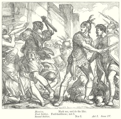Coriolanus (Gravur) von Henry Courtney (after) Selous