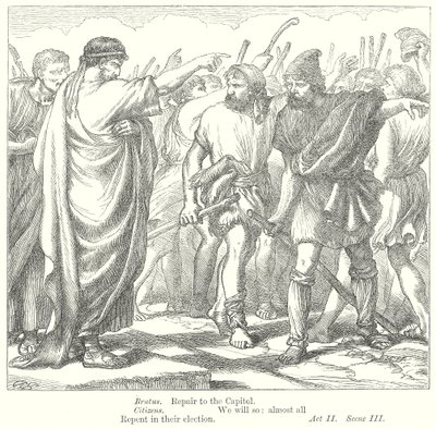 Coriolanus (Gravur) von Henry Courtney (after) Selous