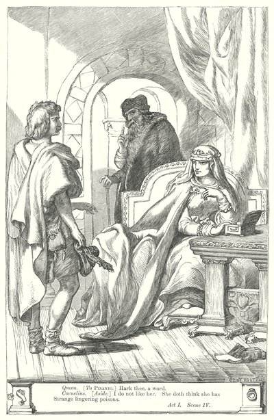Cymbeline (Gravur) von Henry Courtney (after) Selous