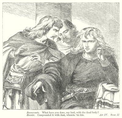 Hamlet (Gravur) von Henry Courtney (after) Selous