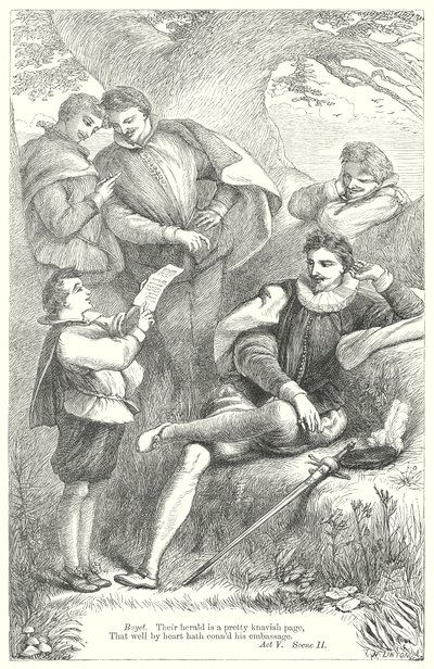 Verlorene Liebesmüh von Henry Courtney (after) Selous