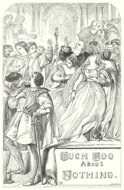 Viel Lärm um nichts (Gravur) von Henry Courtney (after) Selous