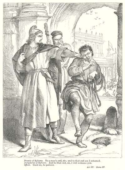 Die Komödie der Irrungen (Gravur) von Henry Courtney (after) Selous