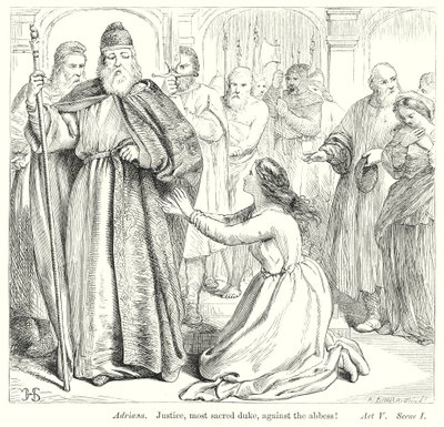 Die Komödie der Irrungen (Gravur) von Henry Courtney (after) Selous