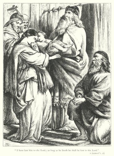 Die Präsentation von Samuel (Gravur) von Henry Courtney (after) Selous