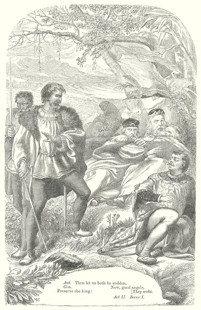 Der Sturm (Gravur) von Henry Courtney (after) Selous