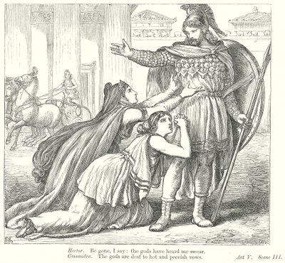 Troilus und Cressida von Henry Courtney (after) Selous