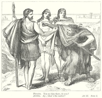 Troilus und Cressida (Gravur) von Henry Courtney (after) Selous