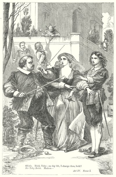 Was ihr wollt (Gravur) von Henry Courtney (after) Selous