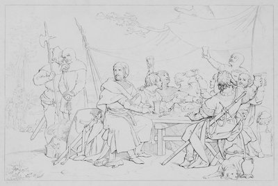Episode aus dem Leben von Robert Bruce, nach Sir Walter Scott von Henry Courtney after Selous
