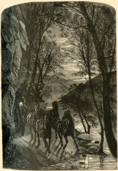 Der Sprung der Liebenden - Annäherung bei Nacht, 1872 von Henry Duff Linton