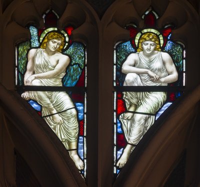 Westminster, St Margaret, James Powell & Sons, Henry Holiday, Maßwerkengel, 1883 von Henry Holiday
