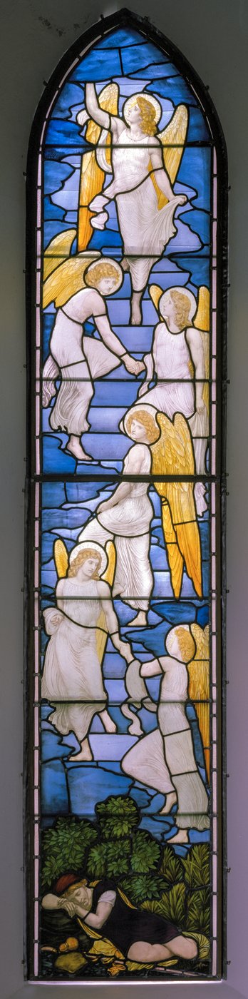 Wolsingham, St. Maria & St. Stephan, Jakobsleiter, 1881 von Henry Holiday